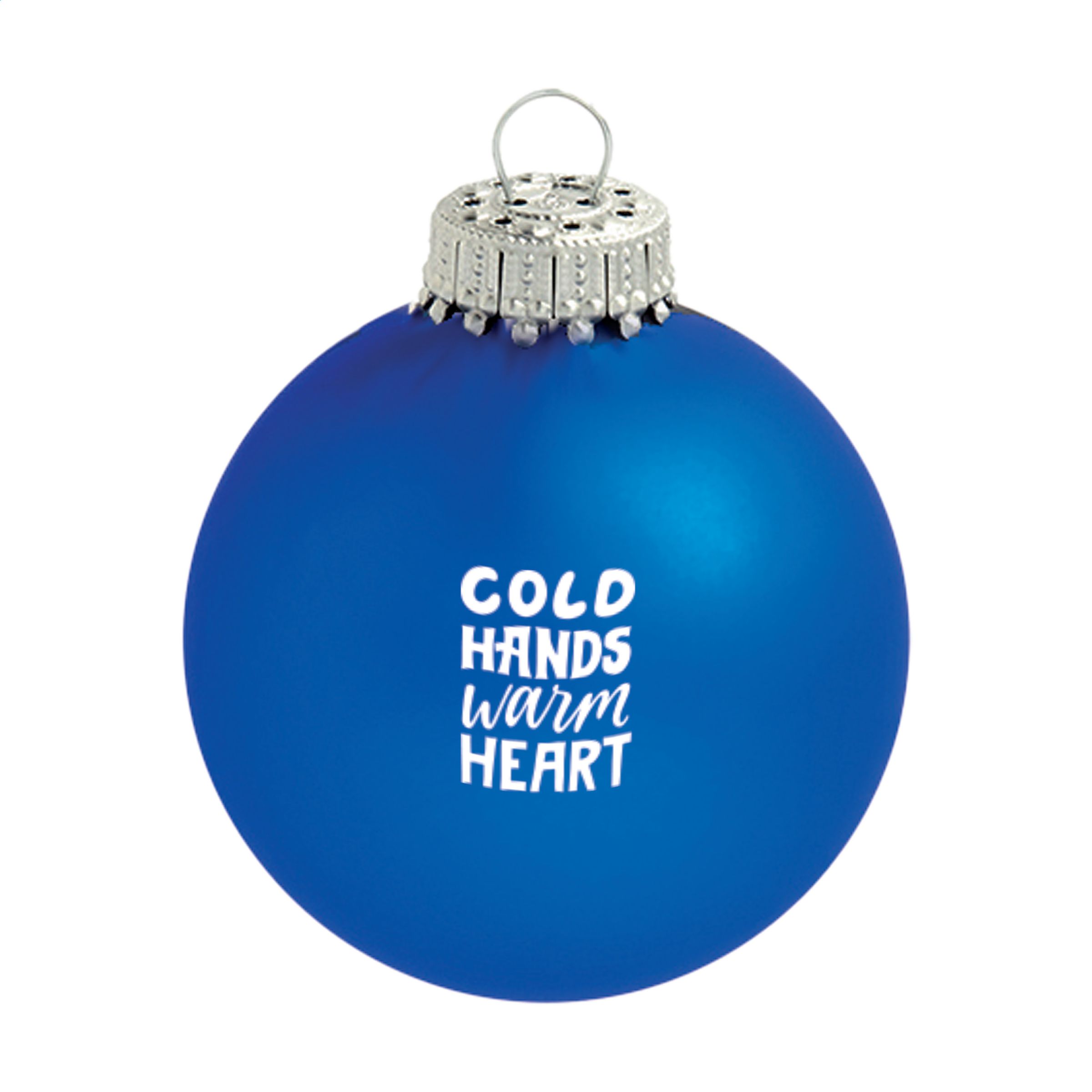 Europæisk glas julekugle - Viola