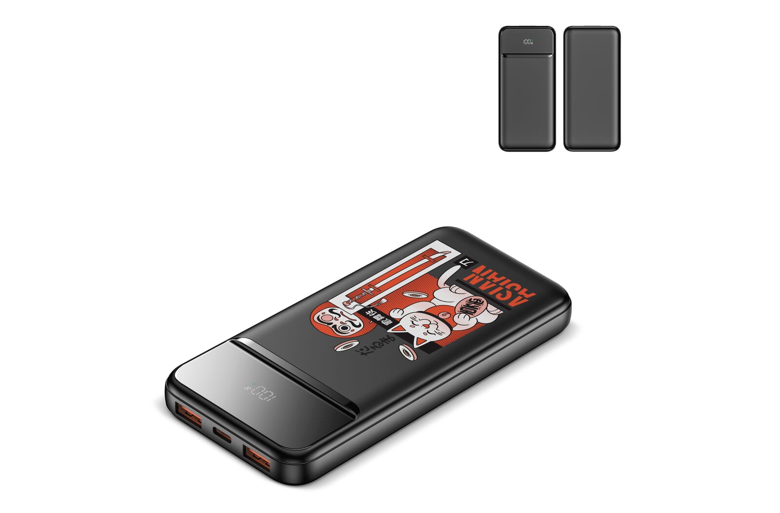 Nolu Powerbank med LED-display 10000 mAh