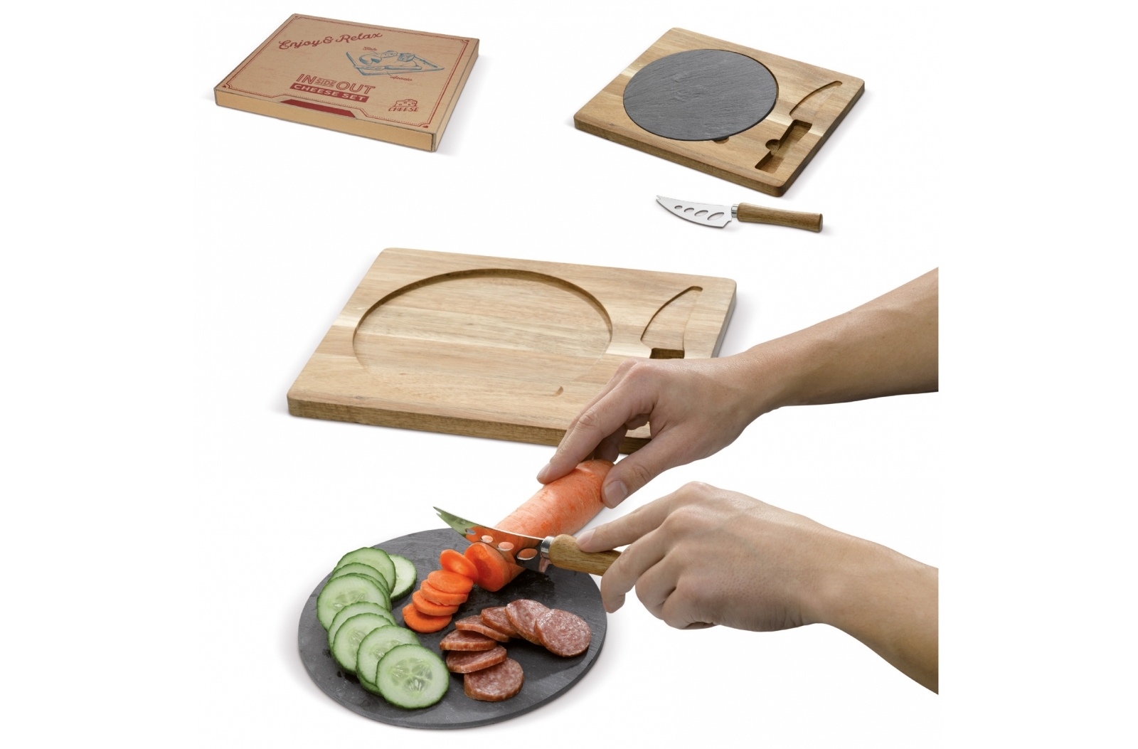 Snack-serveringssæt - Hovborg