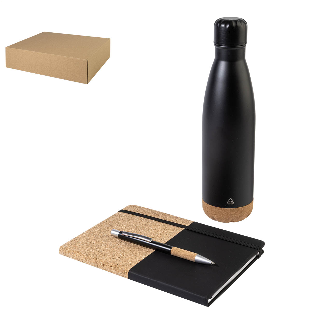 Subtus gavesæt med A5-notesbog, termoflaske 500 ml og kuglepen