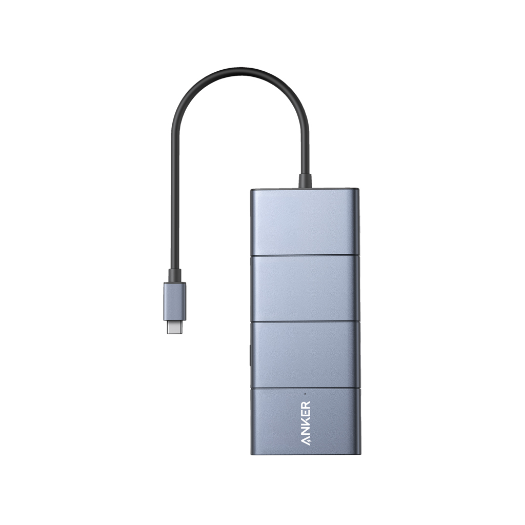 Anker PowerHub 11-i-1 tilslutningscenter - Give trykt med logo