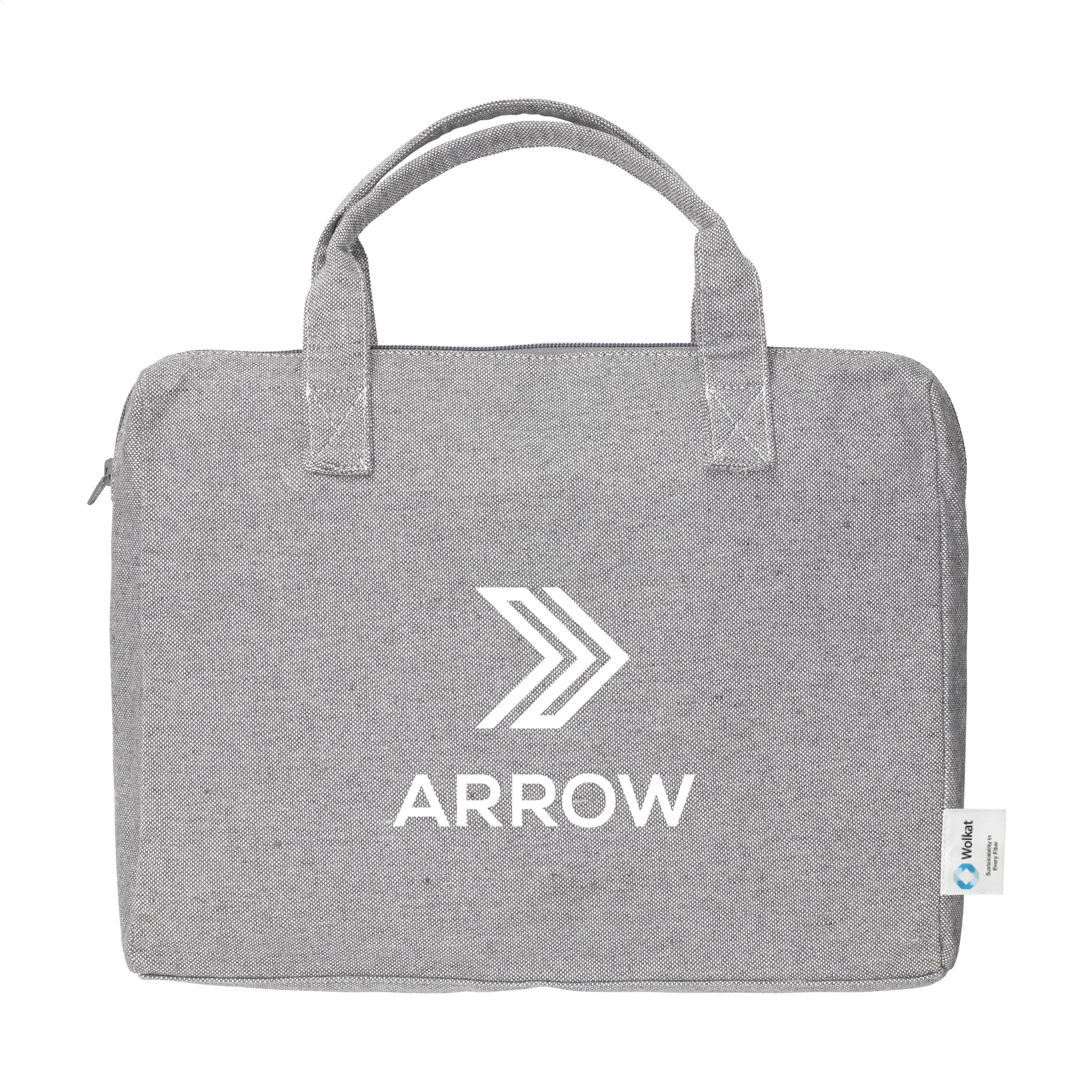 Rummelig bærbar taske af genbrugstekstil - Rikke