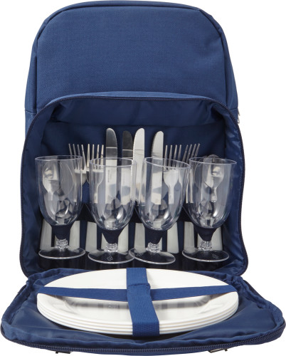 600D Polyester Picnic Rygsæk med Bestik og Køleafdeling - Charlotte