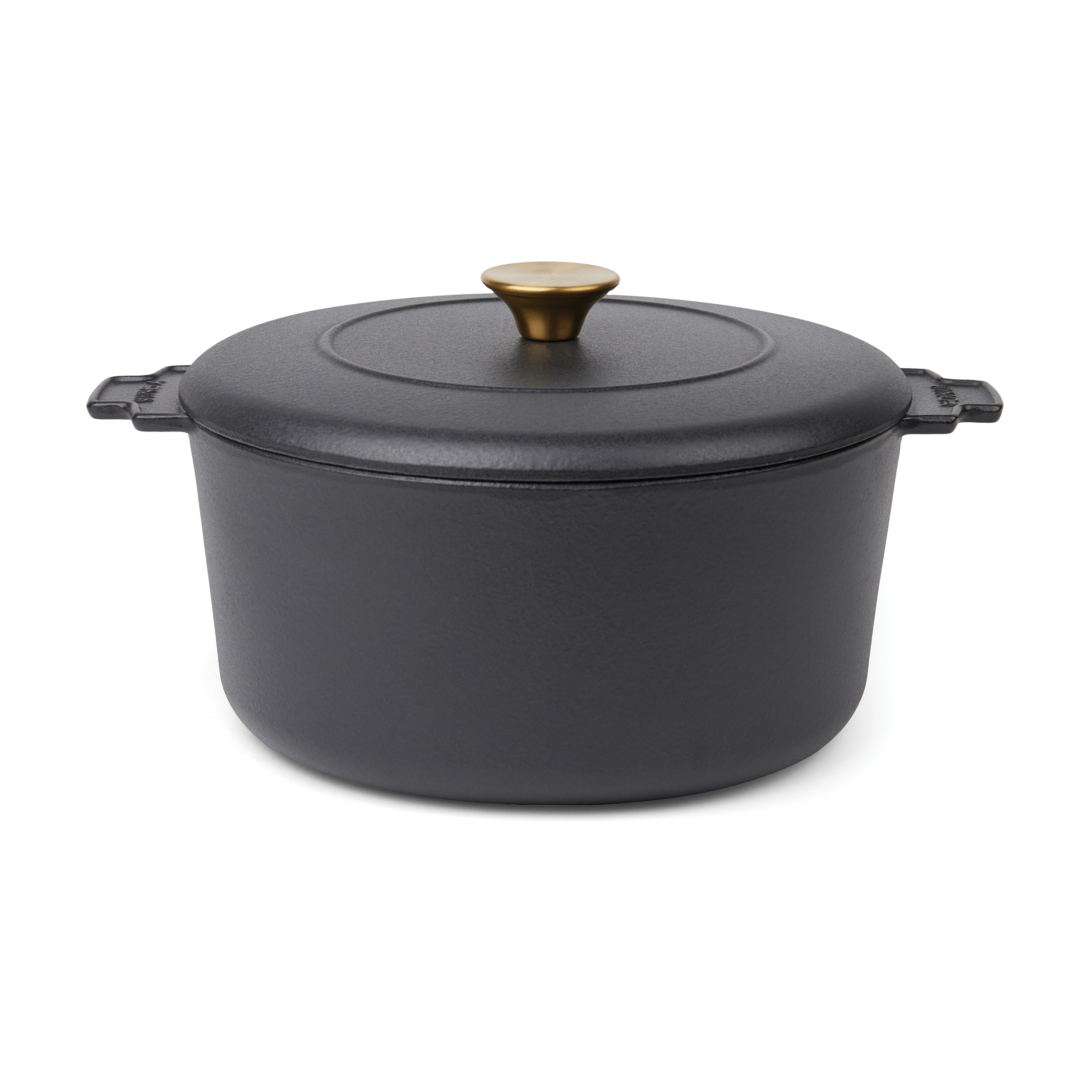 Den Tidløse Kogekunst Cocotte 5.5 L, Sort - August