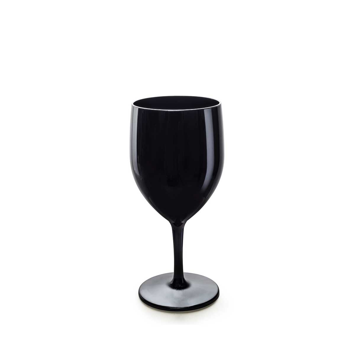Wijnglas 27 cl zwart