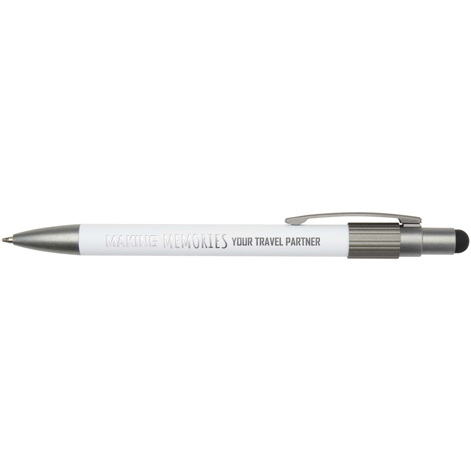 Rill RCS genbrugskuglepen med stylus og fidget spinner (blæk i blå)