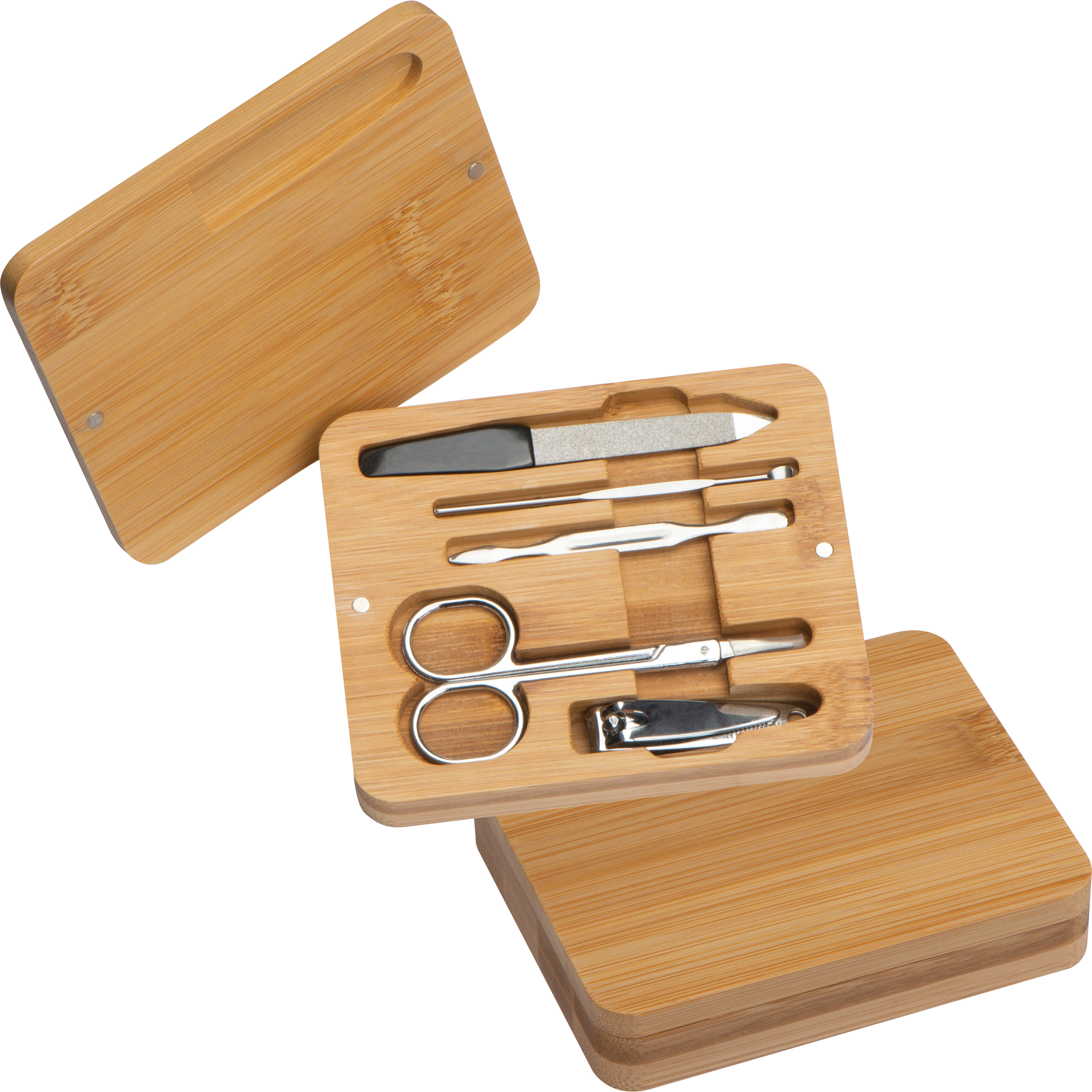 Bambus Magnetisk Manicure Sæt -