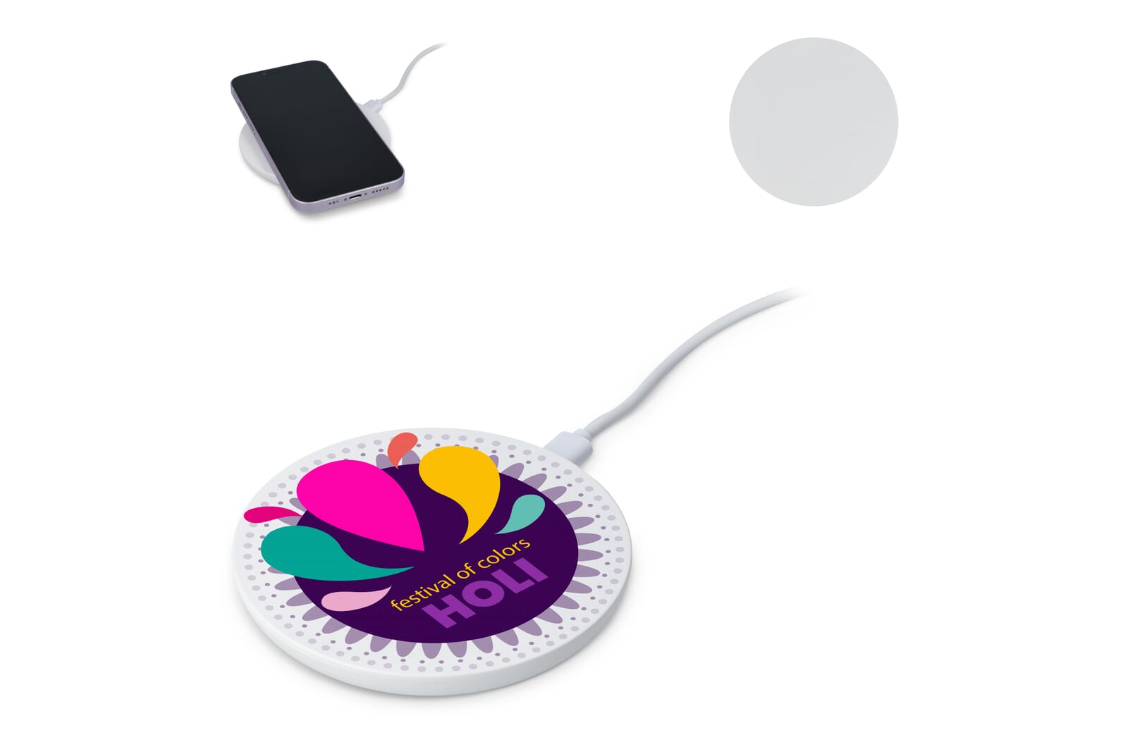 Trådløs Lynoplader 15W med LED Indikator - Anya