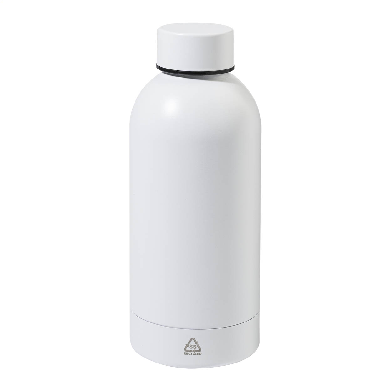 Pumono drikkeflaske i genbrugt rustfrit stål med logo, 500 ml