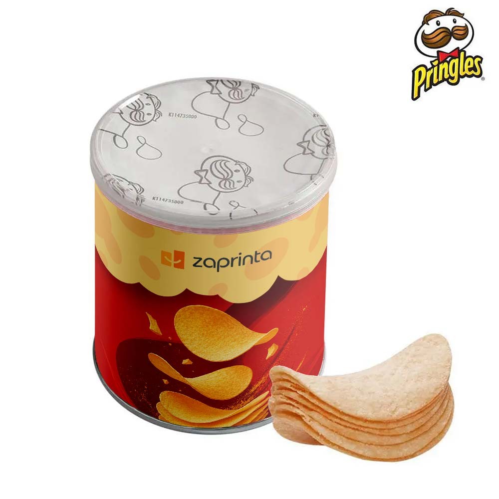 40g Pringles rør med fuldfarvet trykt indpakning - Mathias