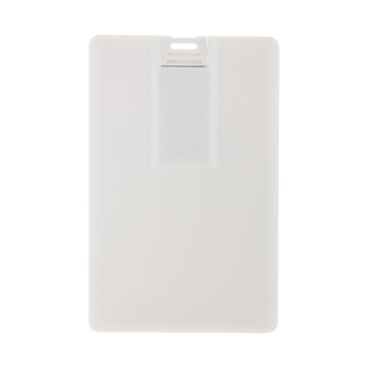 Redax USB-nøgle i kreditkortformat med logo, 4 til 32 GB, USB 2.0