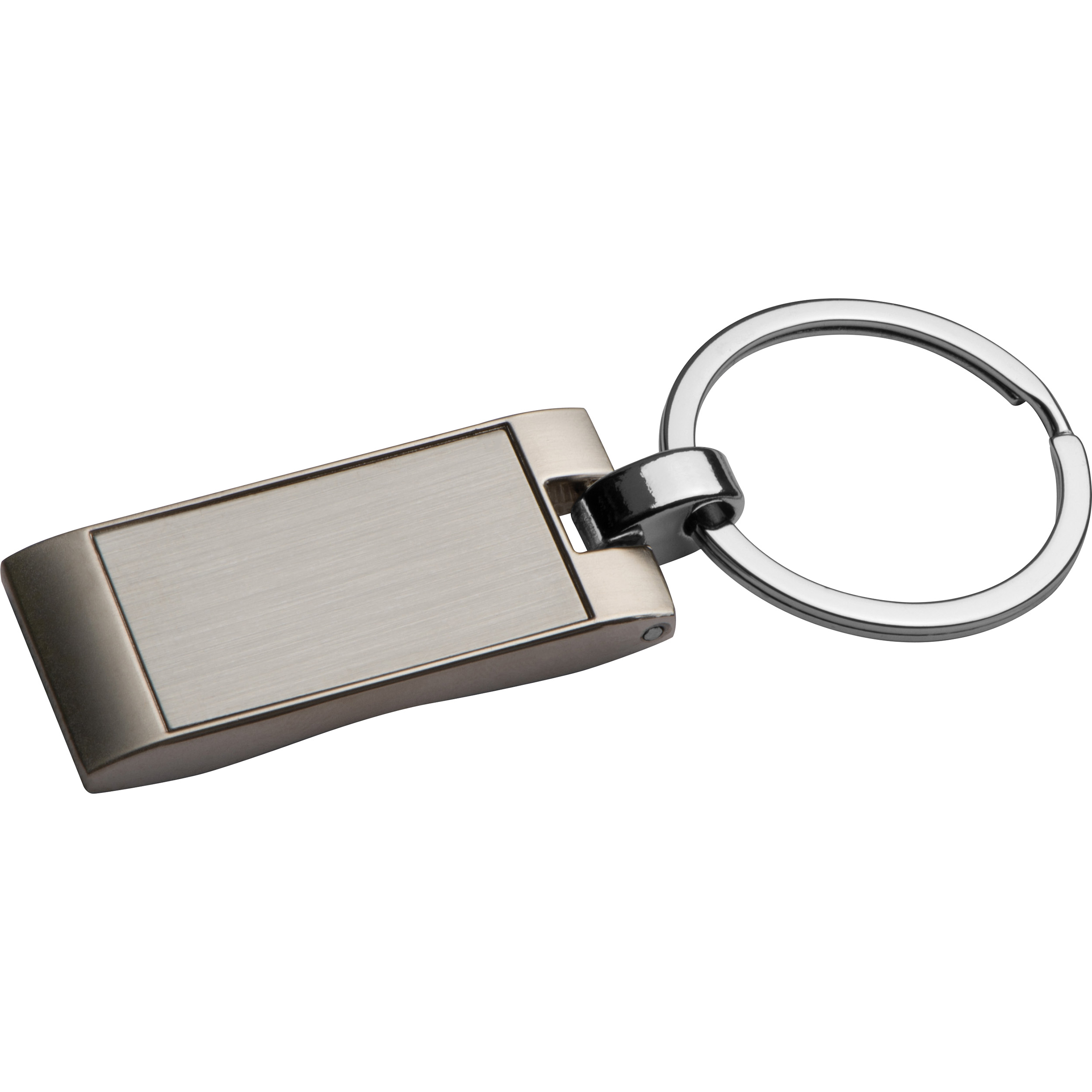 Indgraveret Bølge Metal Nøglering - Hemmet