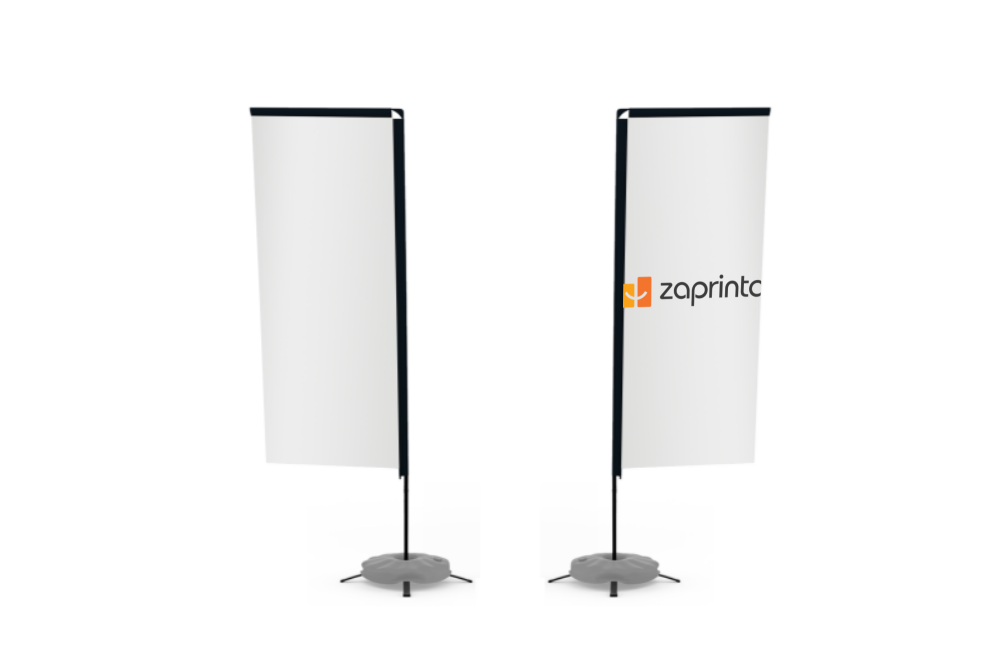 Strandflag Premium Kvadratisk Medium - Astrid