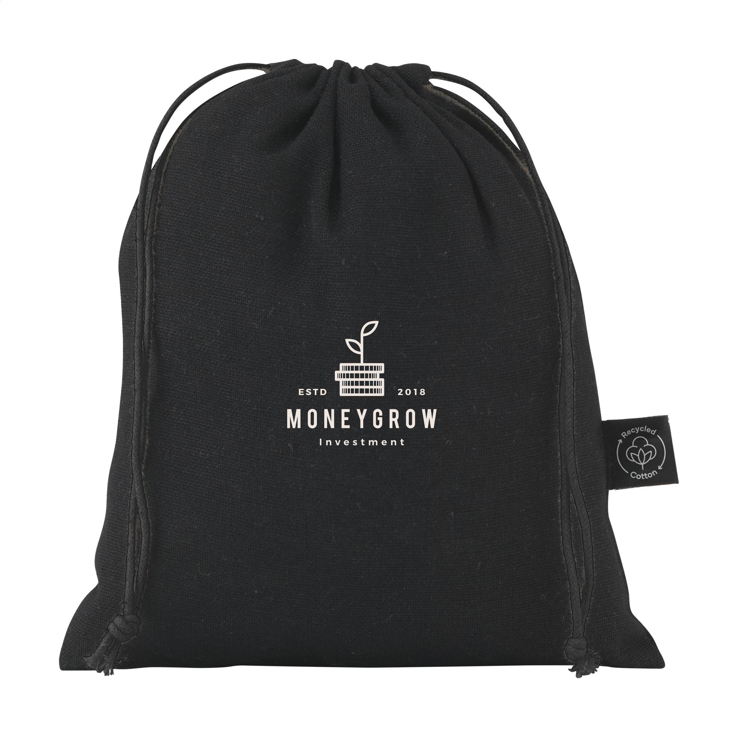 Genbrugsbomuldsgavepose - Lykke