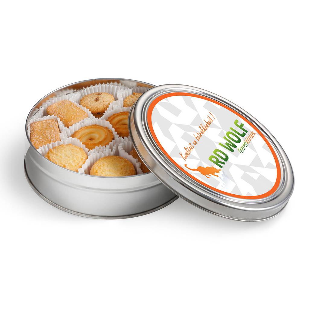 Sølvplade Fuld Farve Label Cookies - Laura