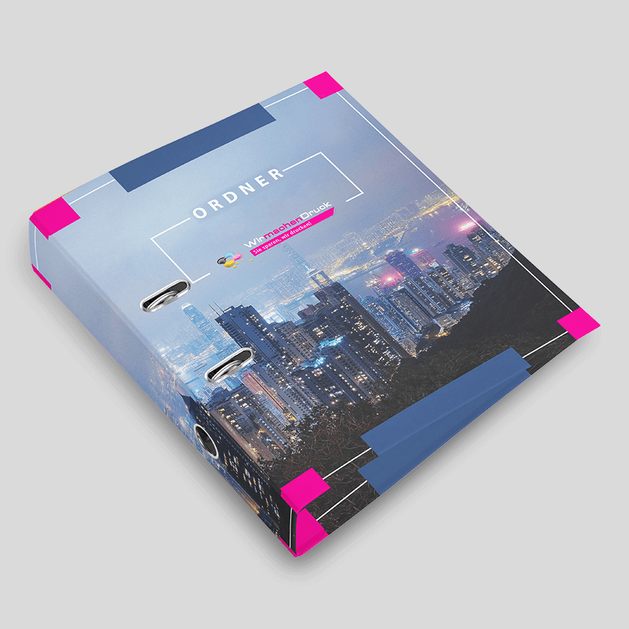 Farverig A4 Ringbind - Frederikshavn