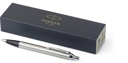 Parker IM Messing og Krom Rullepen - Blå Blæk
