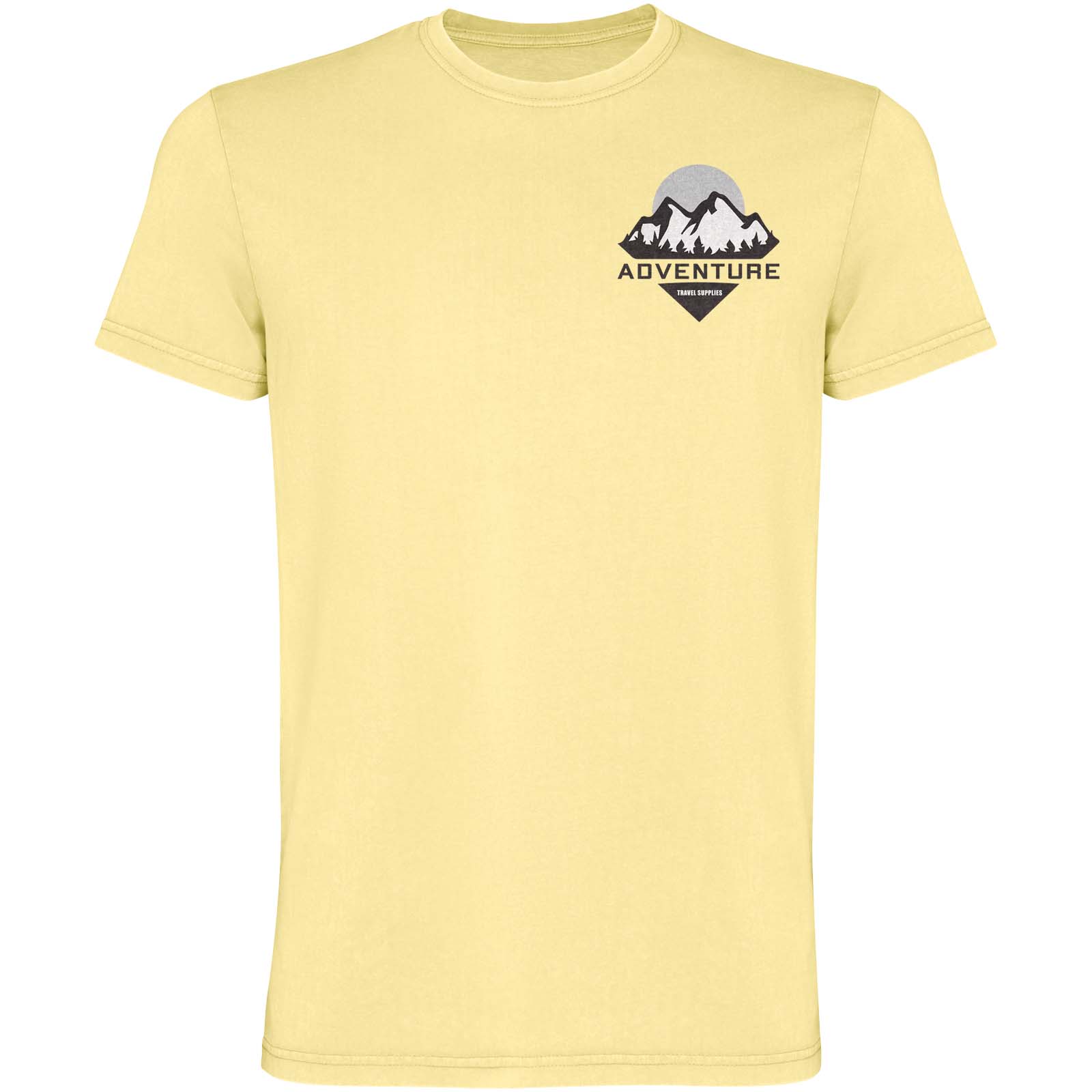 Acid-Wash Ribbed Herre-Tee - Line