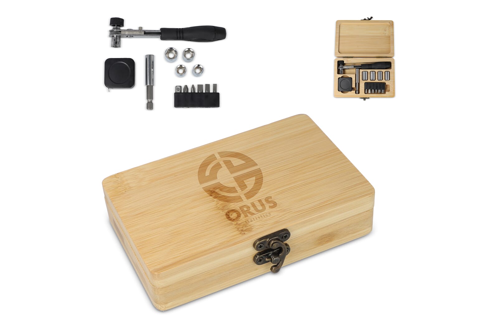 Bambusværktøjssæt 13 dele - Nørre Aaby