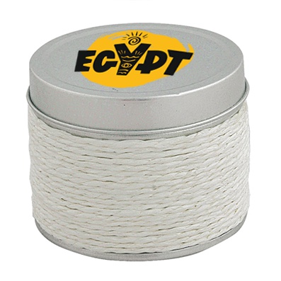 Aromatisk trådbeklædt metallisk stearinlys - Gudme