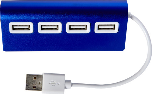 Aluminium USB hub Løve - Odense trykt med logo