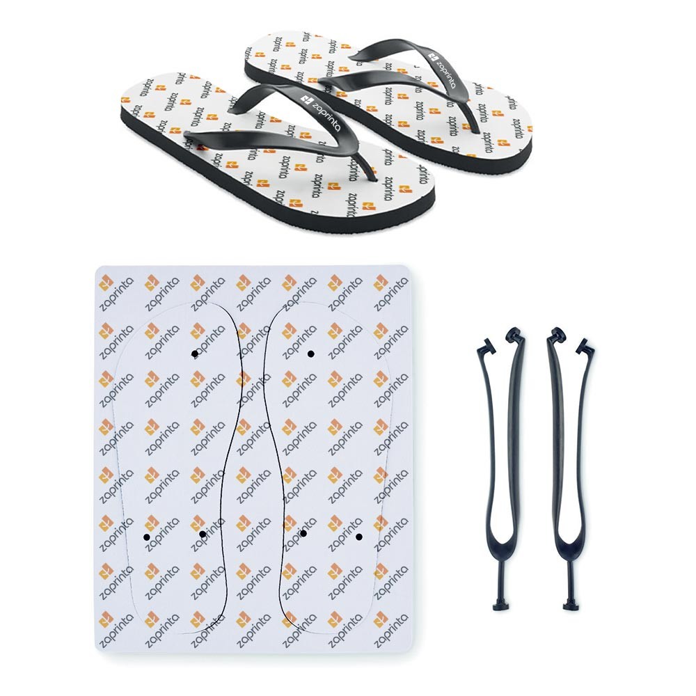 Sublimering strandklip klapper med PVC-stropper - Allerød