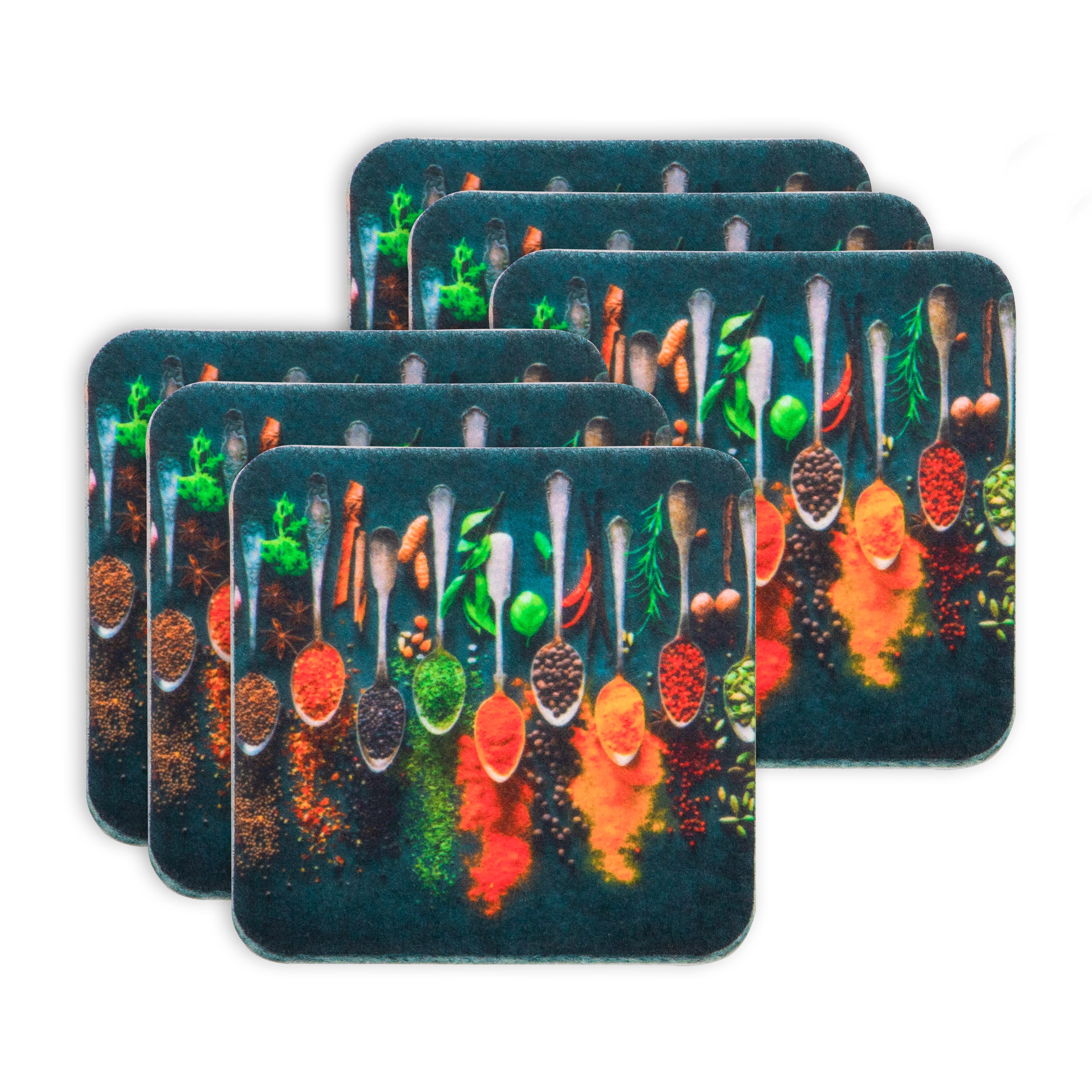 Non-Slip Glass Coaster Set - Tønder