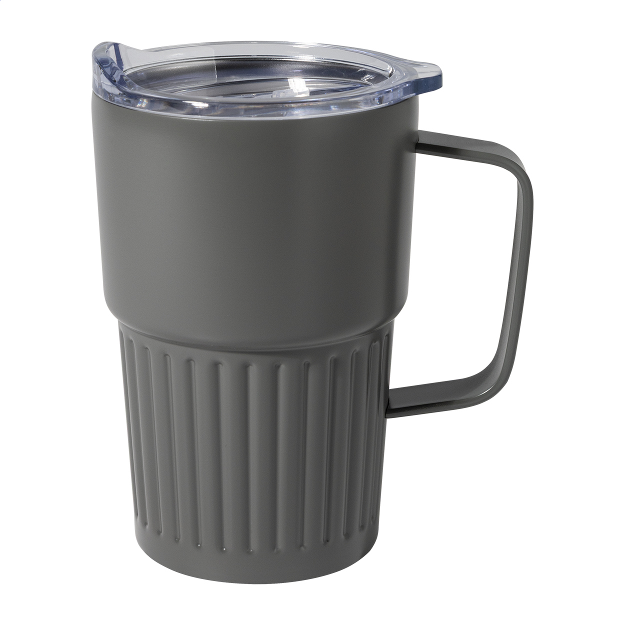 Streaky Grab termokrus i genbrugt rustfrit stål, 470 ml, med logo