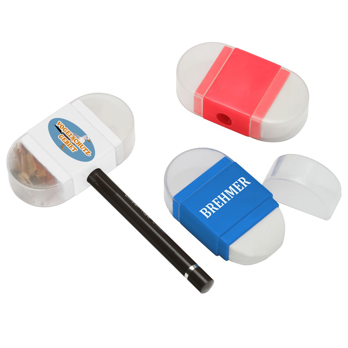 Blyantspidser med viskelæder - Magnus