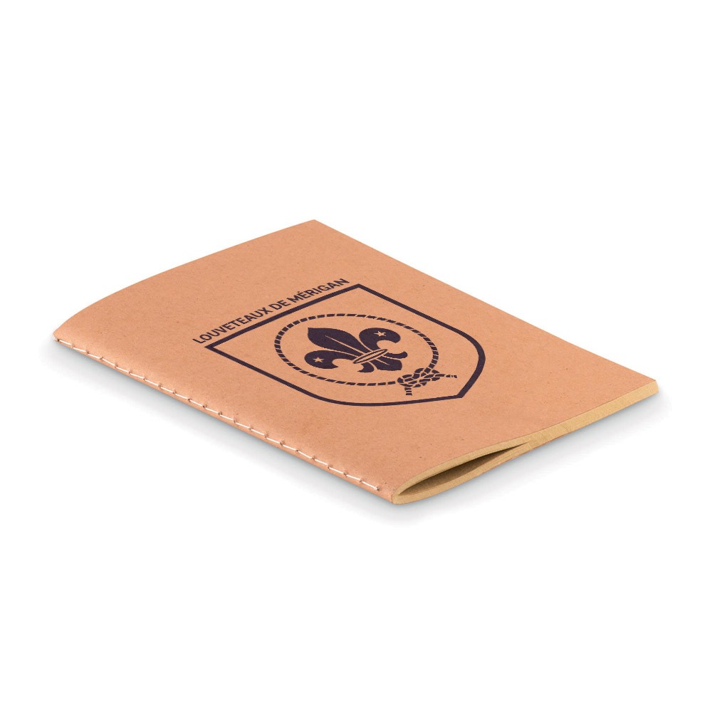 Genbrugt kartonovertræk A6 notesbog - Caroline