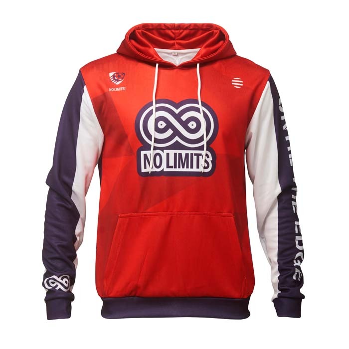 Sublimeret Lomme Hoodie - Chloe trykt med logo