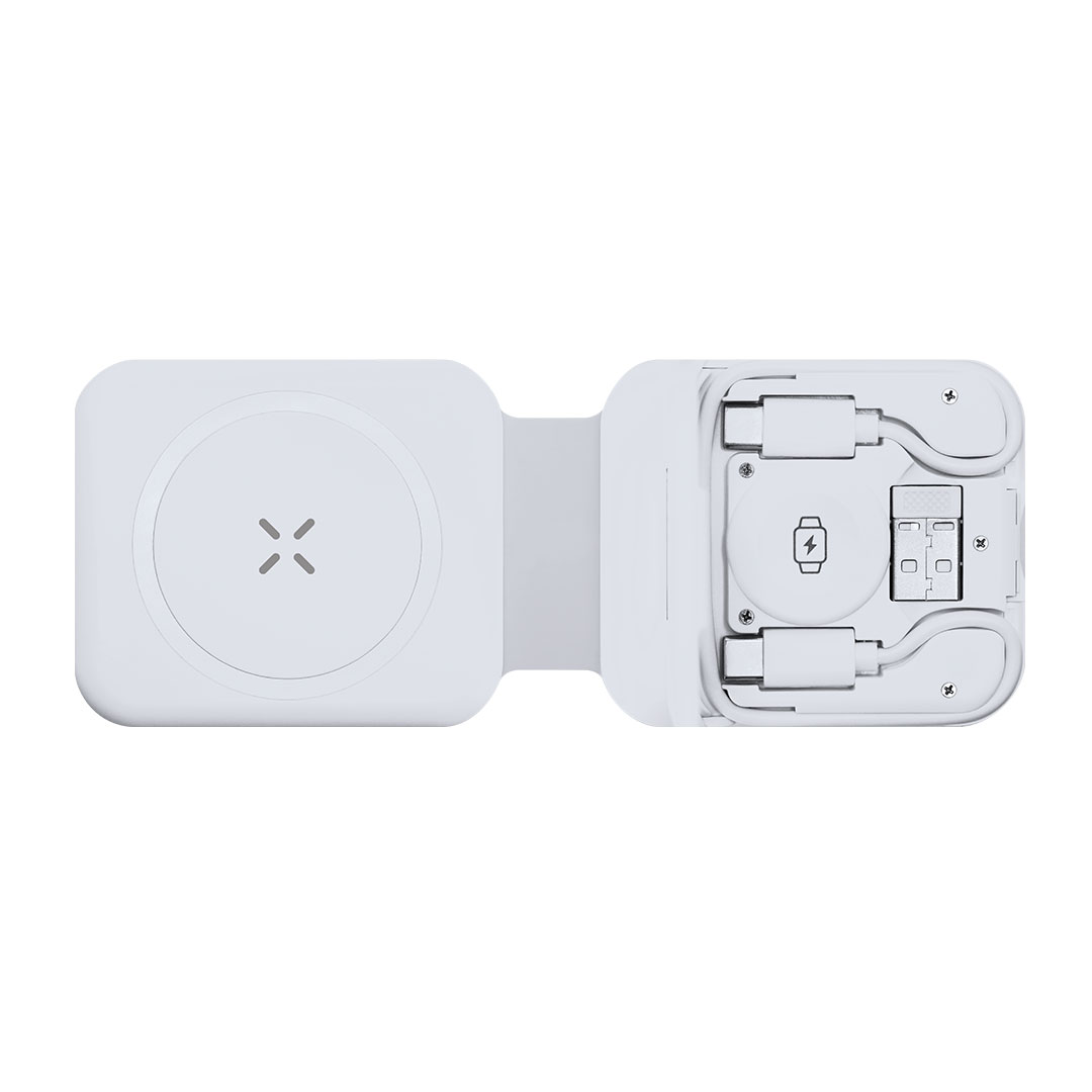 Trådløs Multifunktionel PowerStation - David trykt med logo