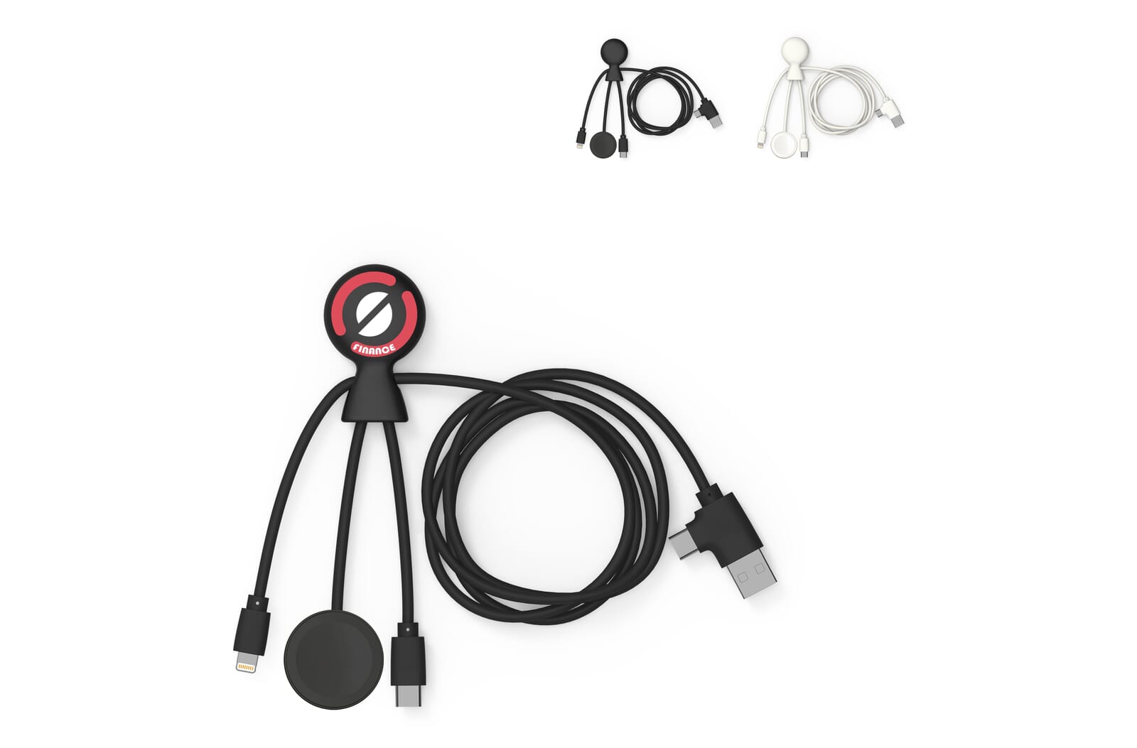 Xoopar Mr. Bio Lang Multi Kabel til Apple/Samsung Watch 1 Meter
