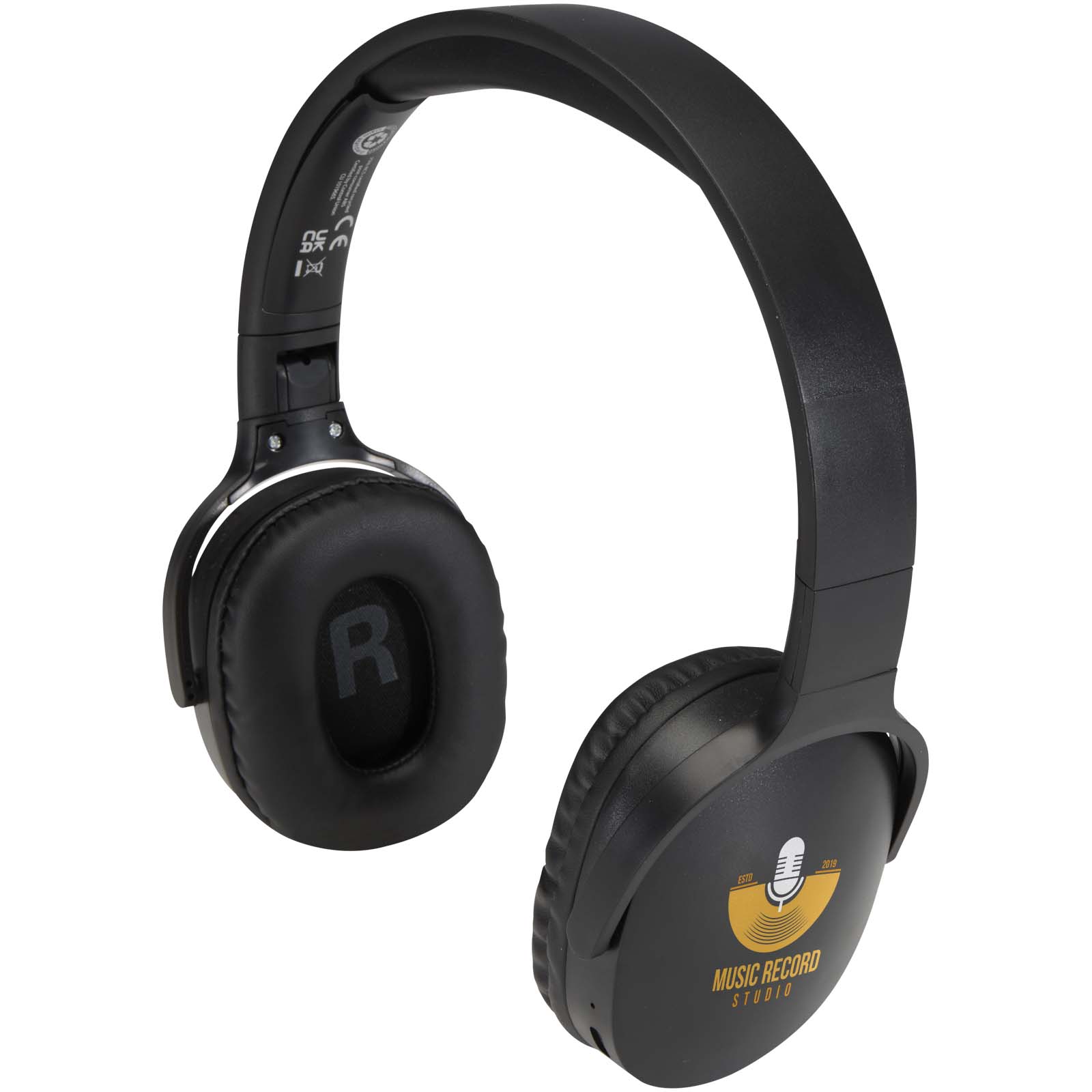 Trådløse over-ear Bluetooth®-hovedtelefoner af genbrugsplastik