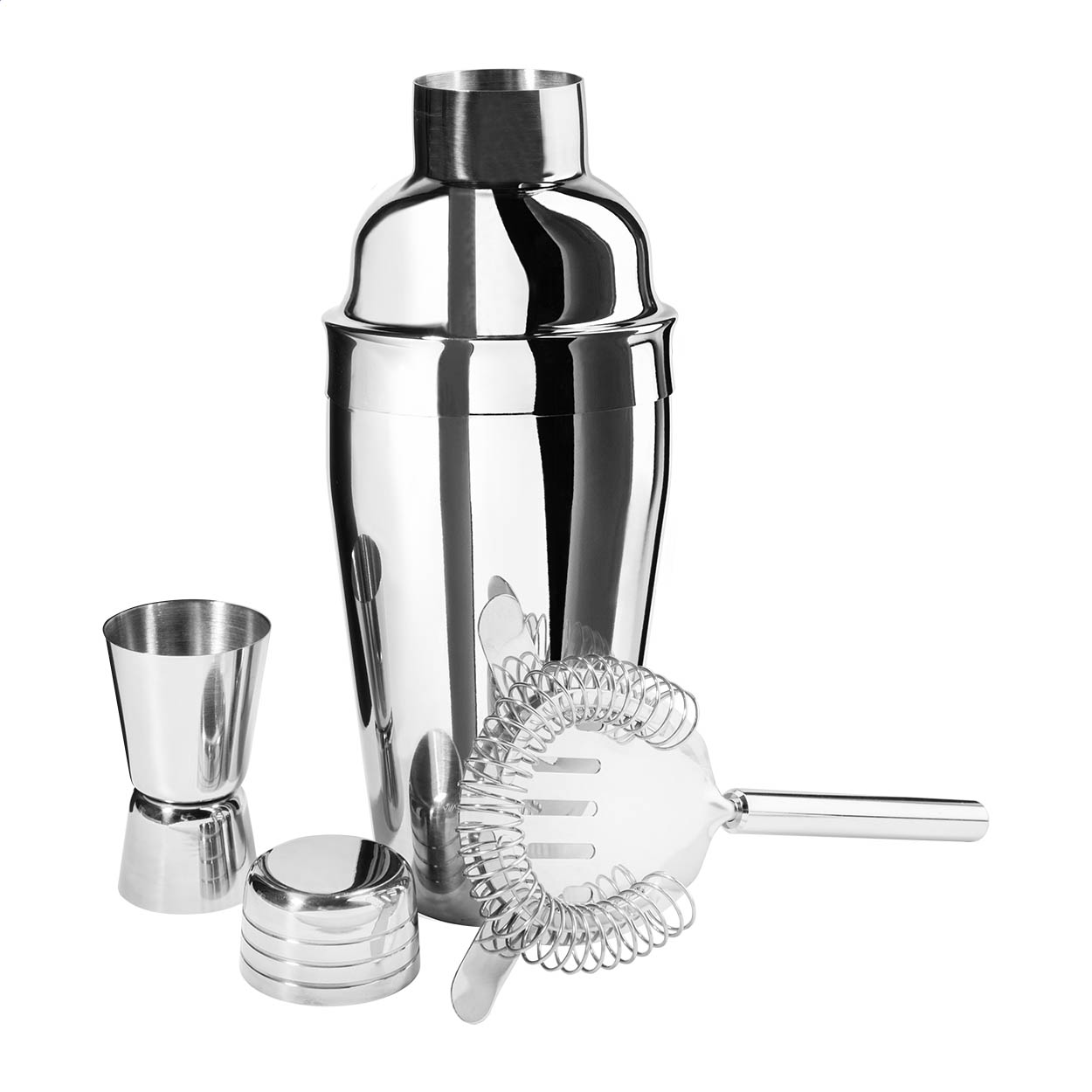 Coleman cocktailsæt i rustfrit stål med shaker 550 ml og logo