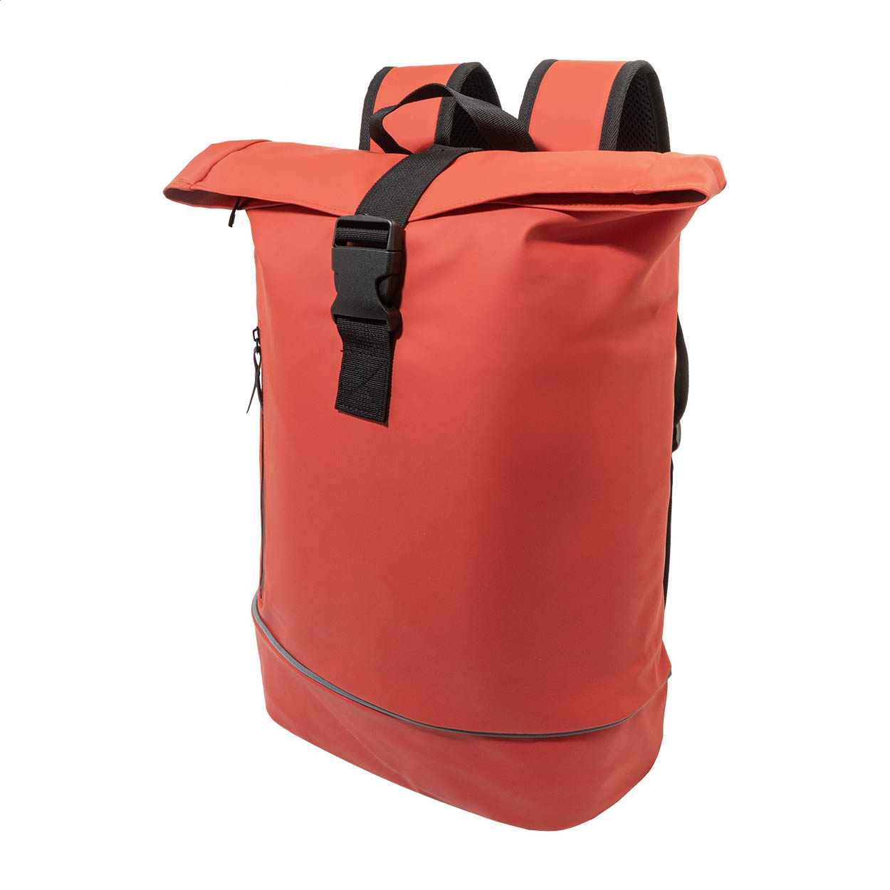 Cubitt vandtæt rolltop-rygsæk i genbrugt PU-læder med jeres logo