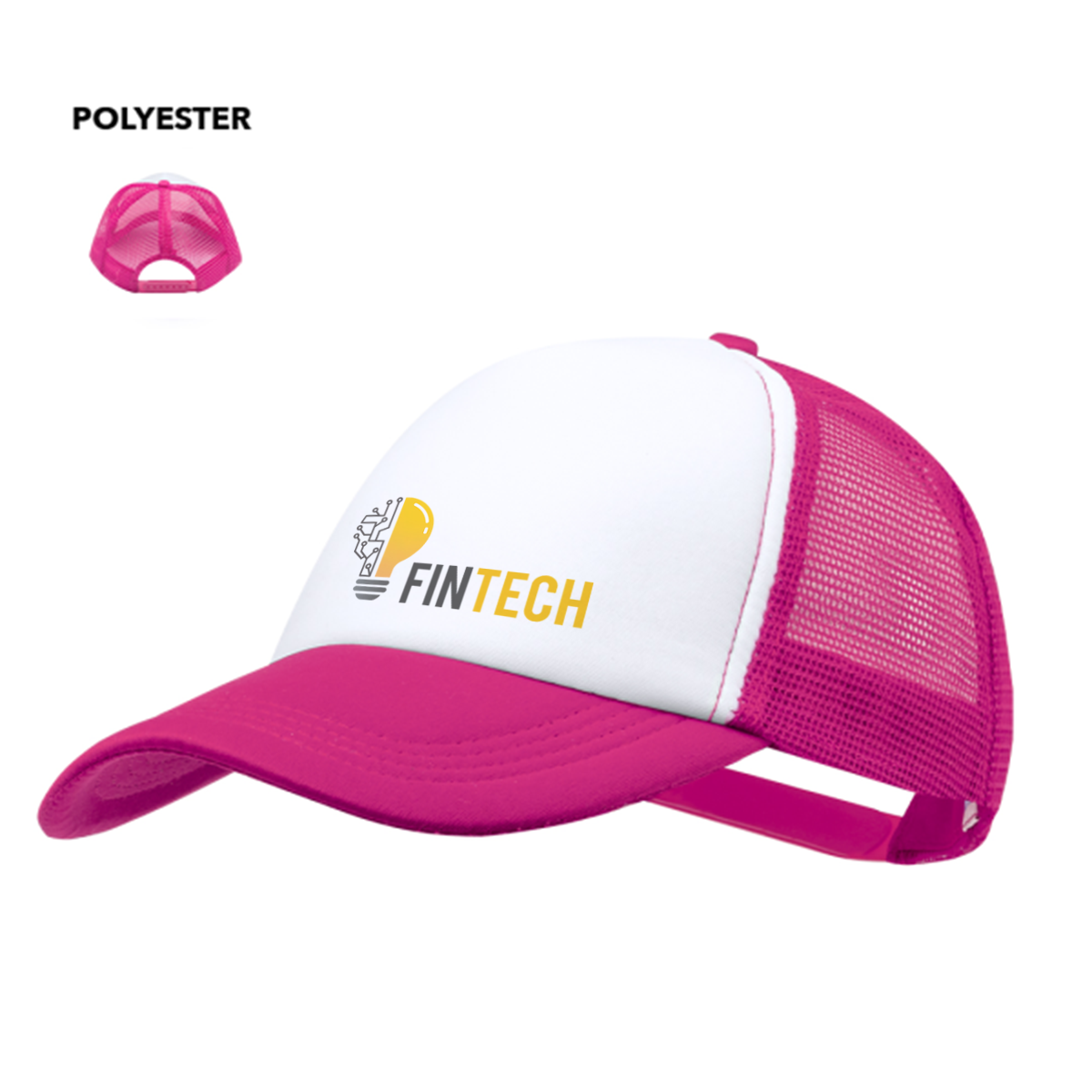 Polyester 5 Panel Trucker Cap - Lyngby